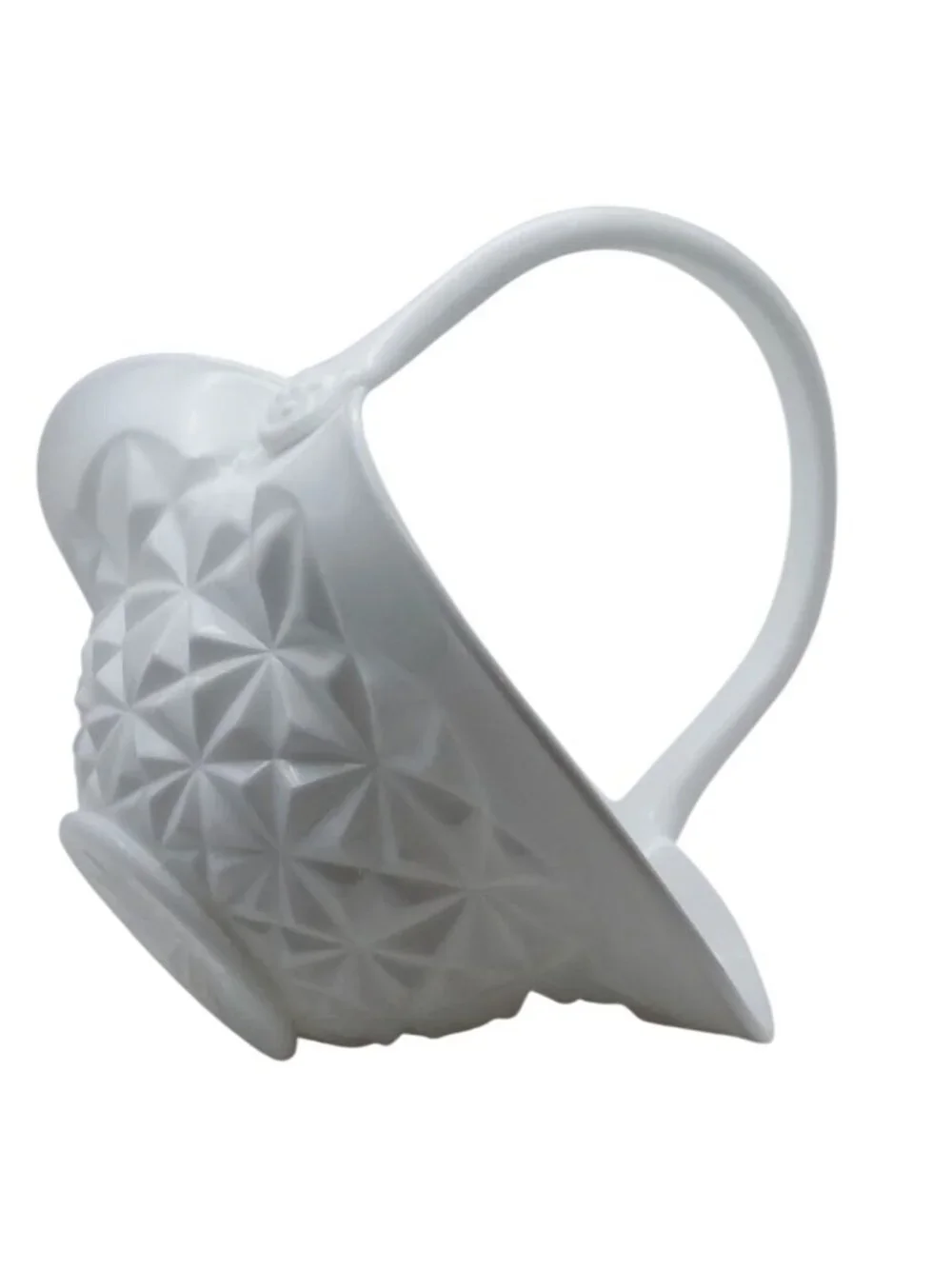 Tiffin Franciscan Williamsburg Milk Glass Basket 10